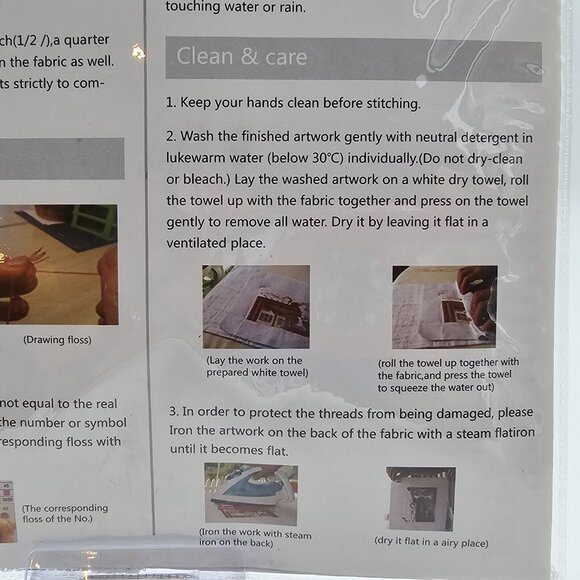 Maydear Winter Snow Landscape Night Scenery Cross Stitch Kit HCT 3 Strands - Picture 5 of 5